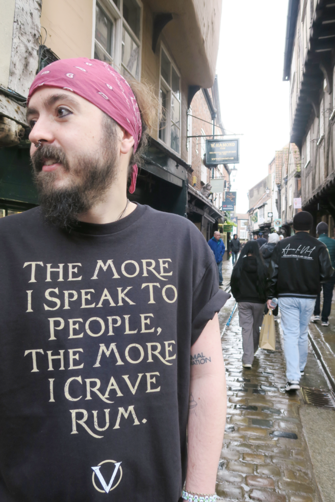 Rum Lover T-Shirt – "The More I Speak to People, The More I Crave Rum"